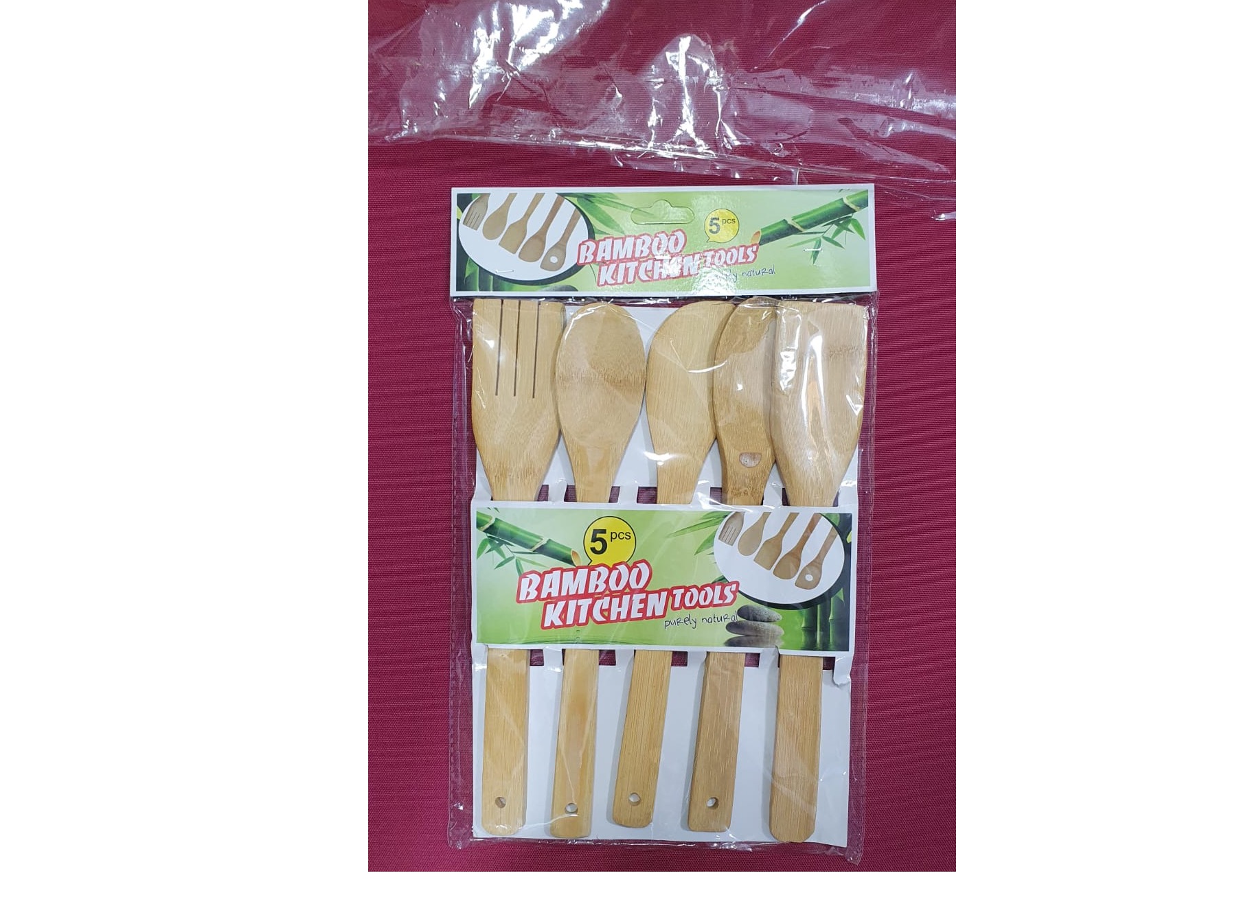 💮  BAMBOO WOODEN KITCHEN SET