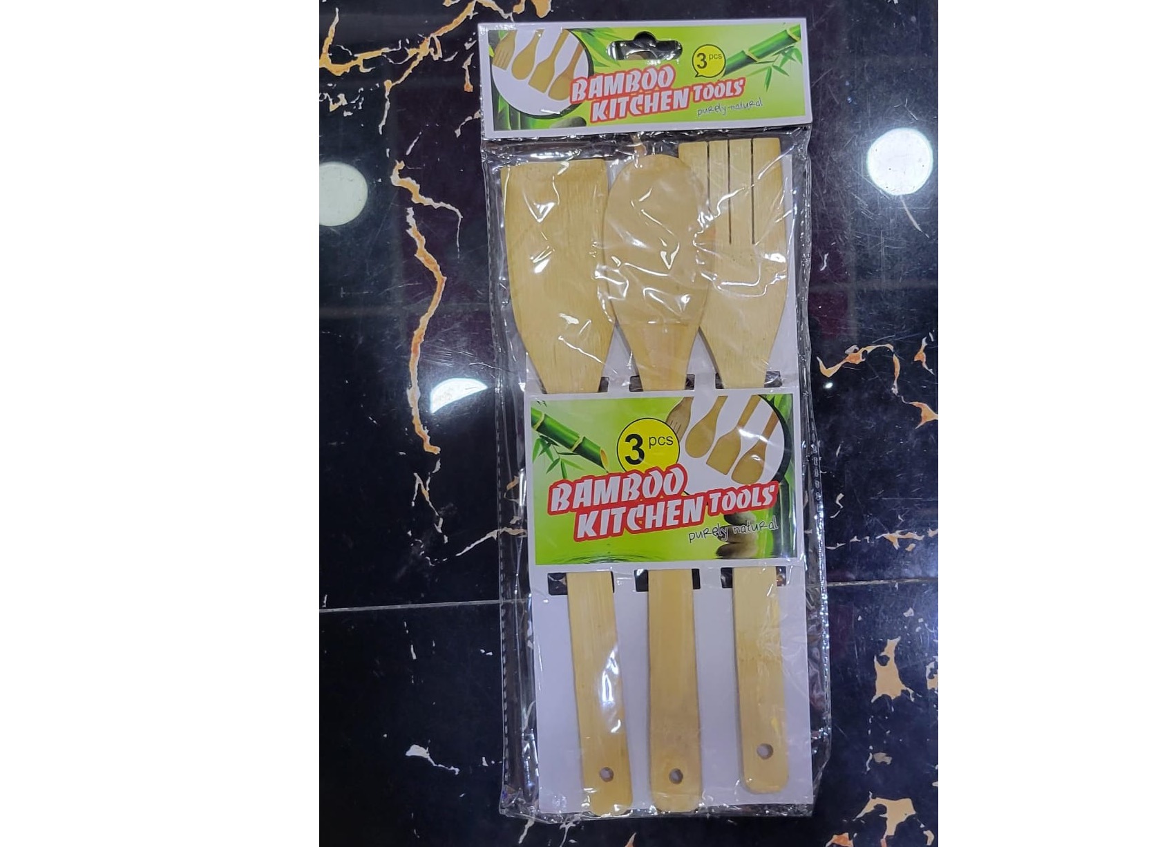 💮  BAMBOO WOODEN KITCHEN SET