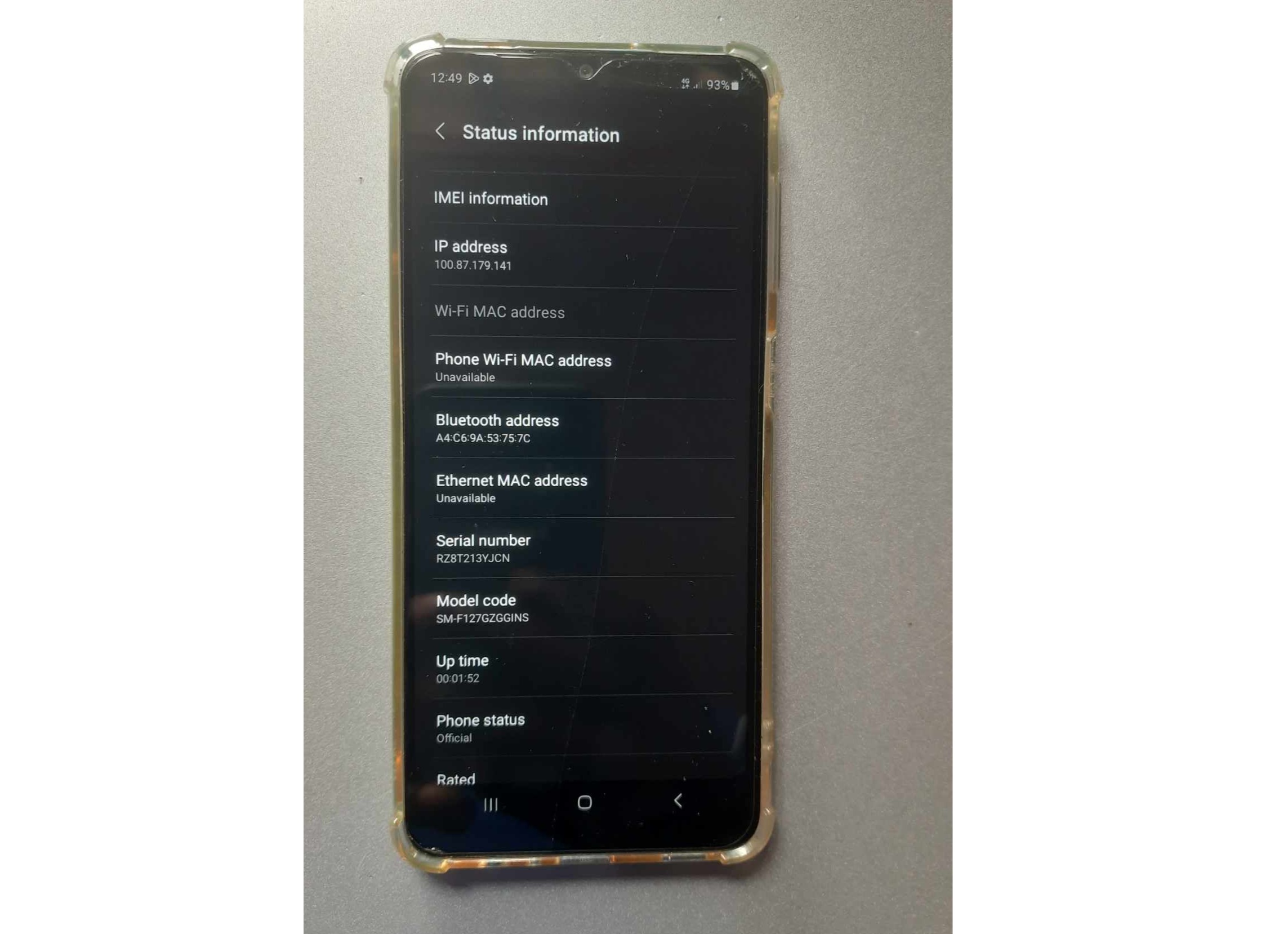 Samsung Galaxy  F  12