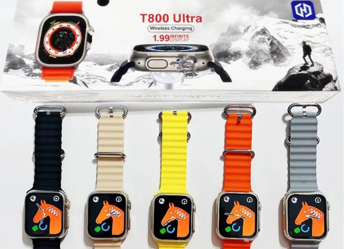 Smart Watch T800 Ultra 2023 New Series 8 Ultra Smart Watch Waterproof Sport Wireless n Charger