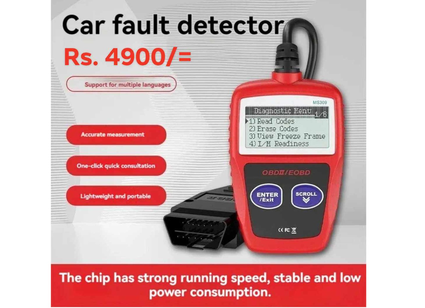 OBD2 Car Diagnostic Code Scanner Tool