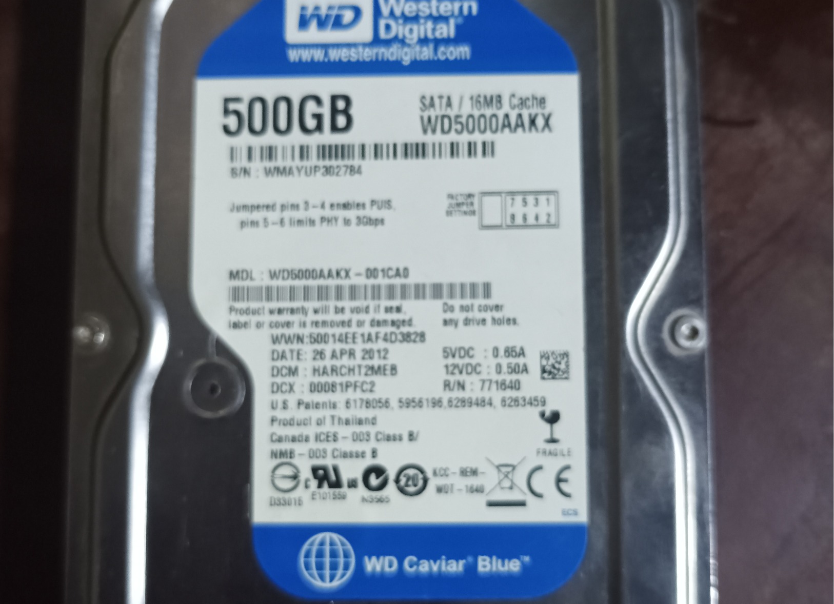 500Gb Pc Har disk