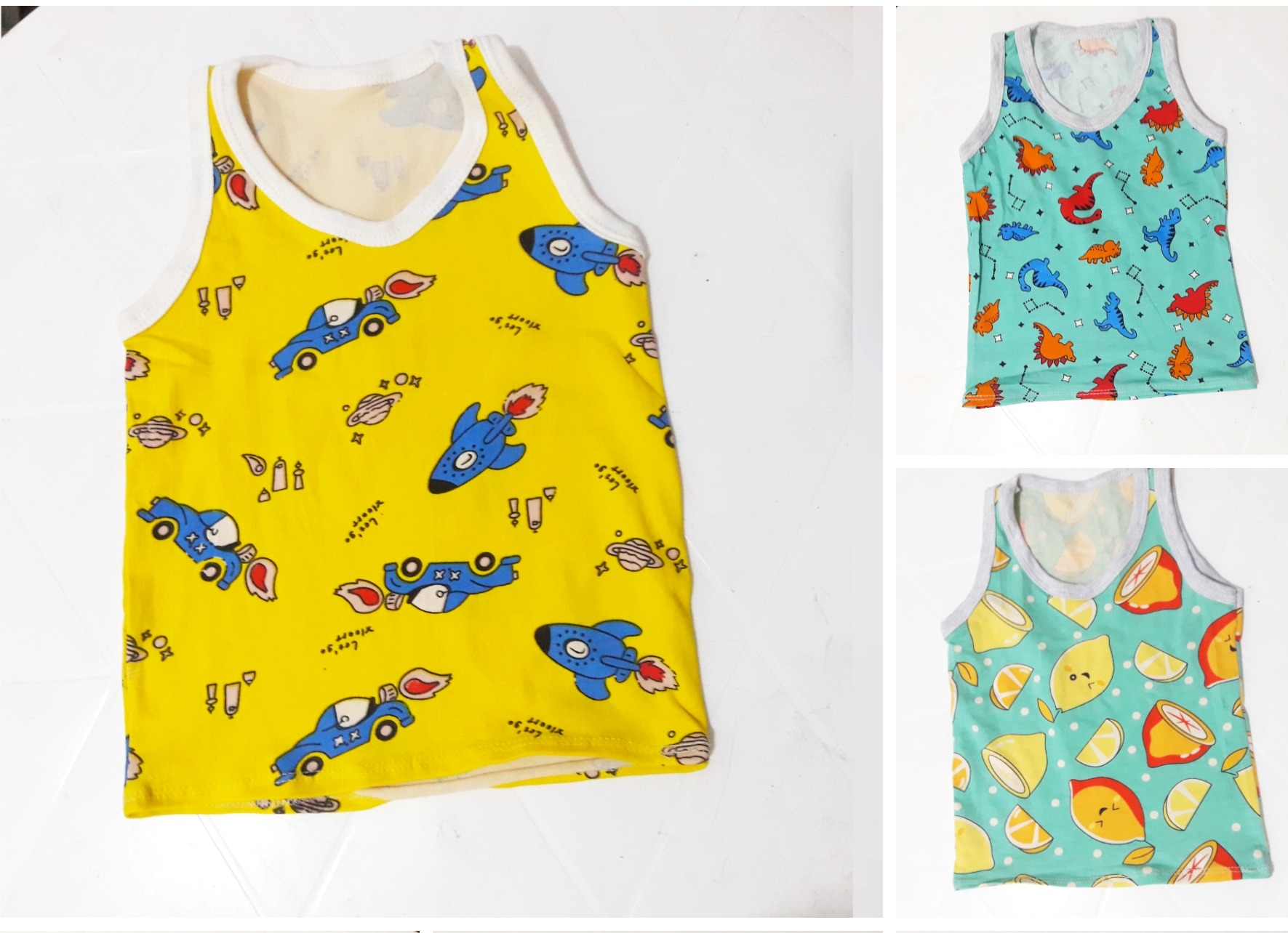 Kids homewear armcuts
