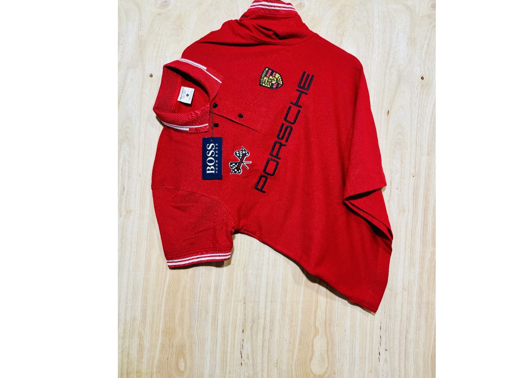PREMIUM QUALITY PORSCHE PRINT POLO T SHIRTS