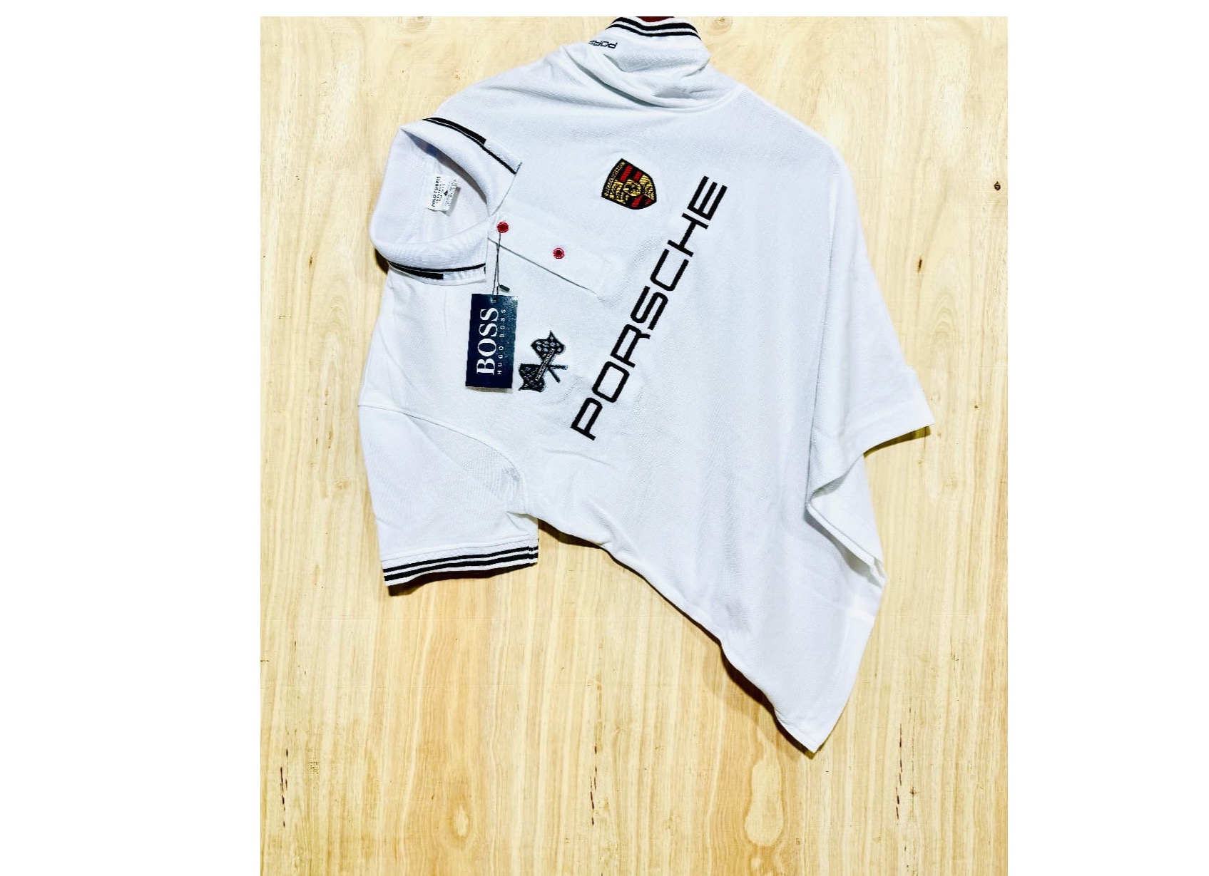 PREMIUM QUALITY PORSCHE PRINT POLO T SHIRTS