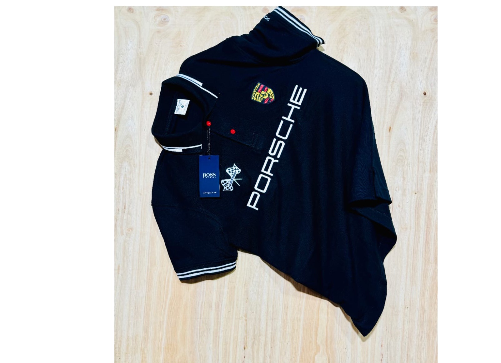 PREMIUM QUALITY PORSCHE PRINT POLO T SHIRTS
