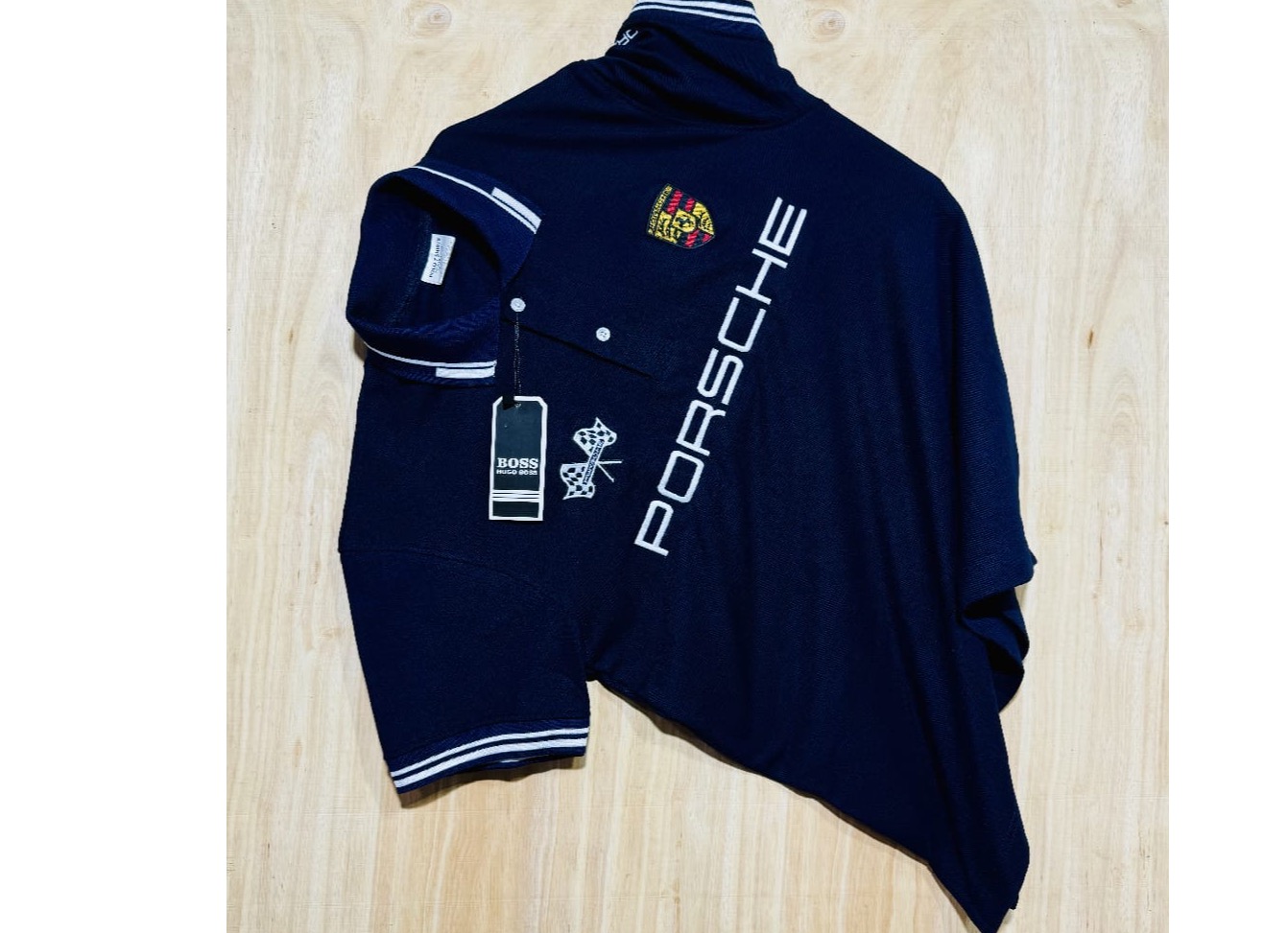 PREMIUM QUALITY PORSCHE PRINT POLO T SHIRTS