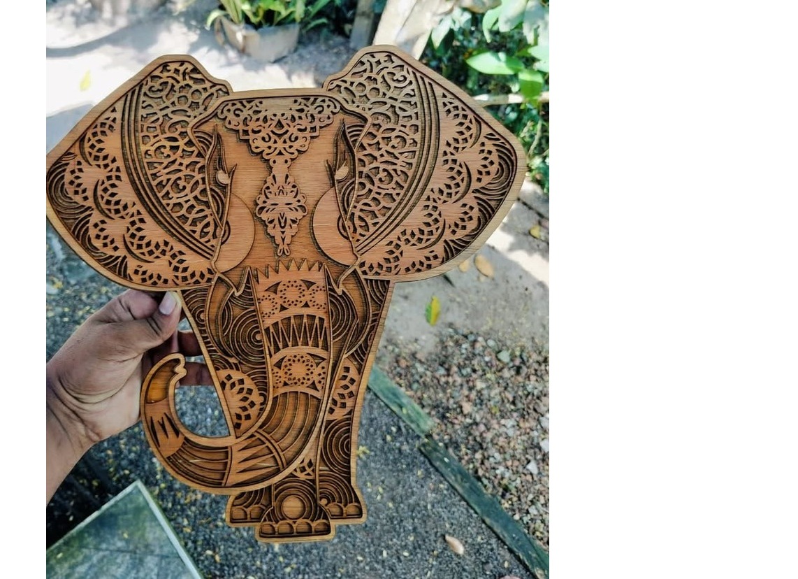 Wooden elephant 🐘
