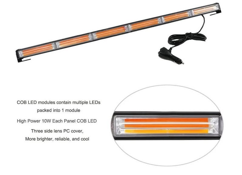 Vip Amber Yellow Light bar- 7pcs