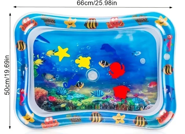 Infinno Inflatable Tummy Time Mat Premium Baby Water Play Mat for Infants and Toddlers Baby Toys