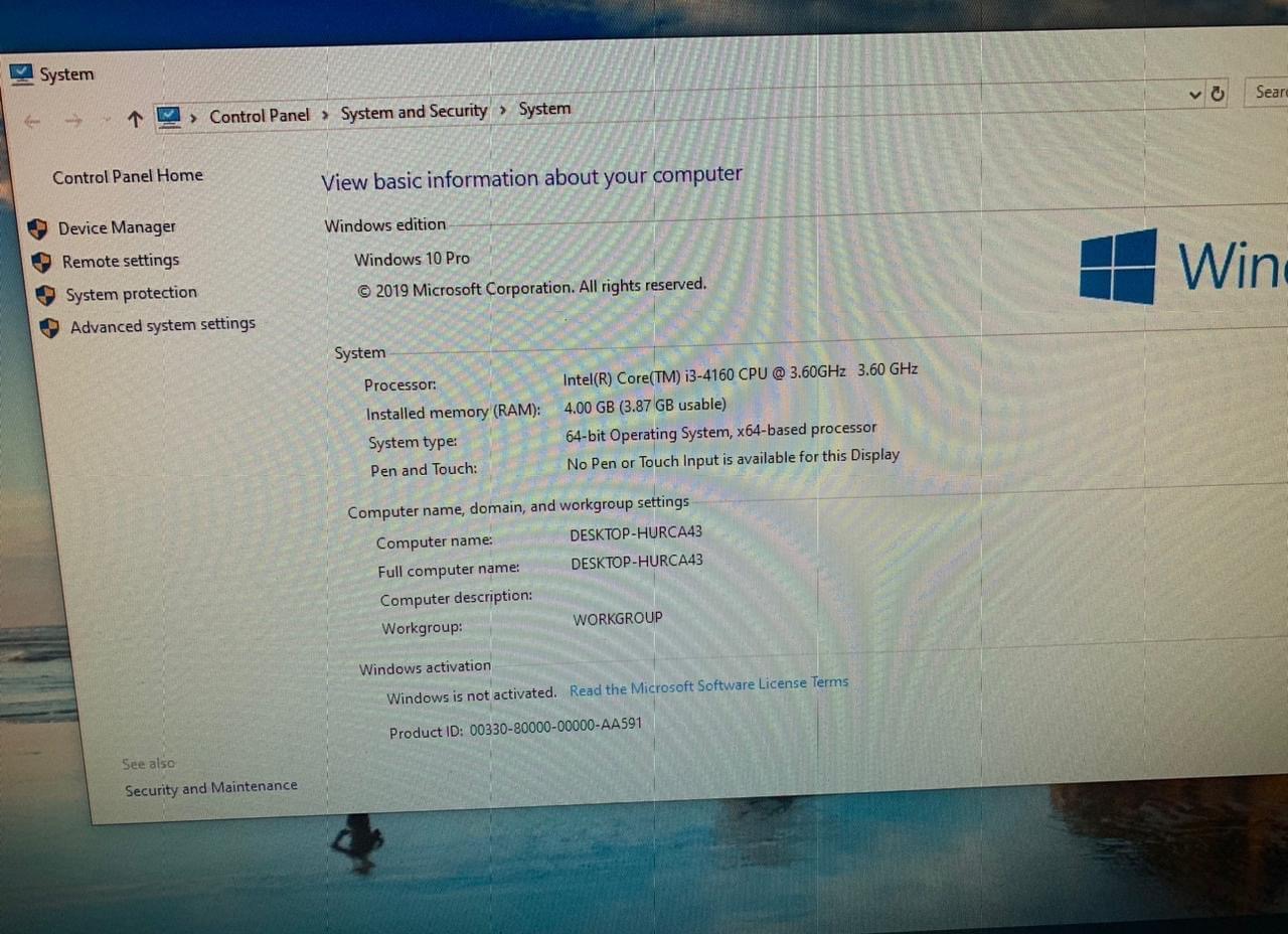 i3 4th Gen PC