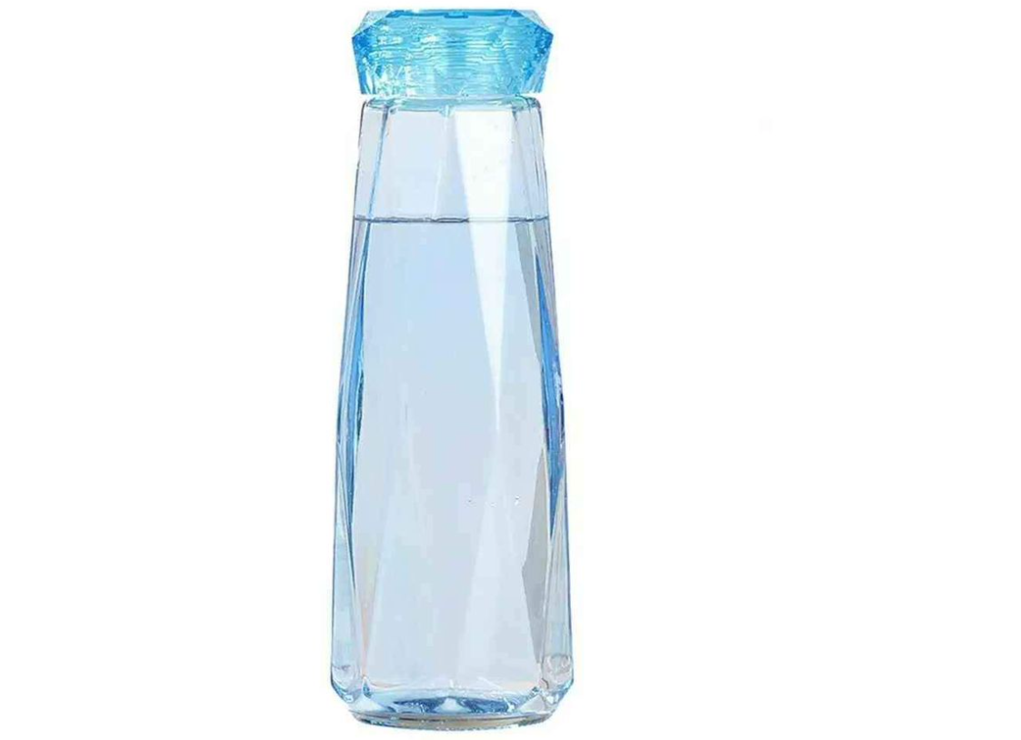 Glass water bottle
