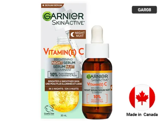 GARNIER SkinActive Vitamin C Night Serum 30ml