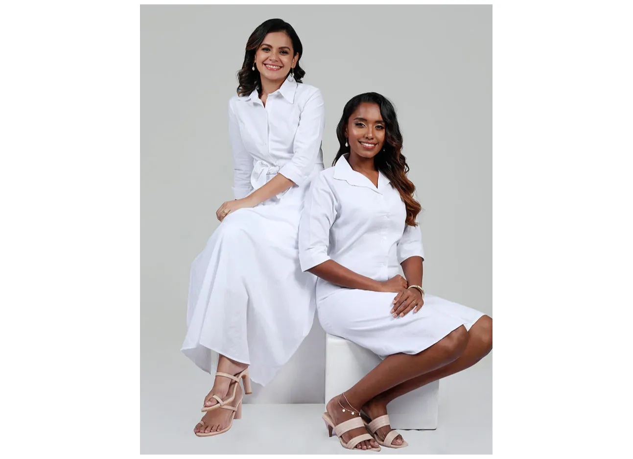 Long Sleeves Shirt with Princess Line Cut