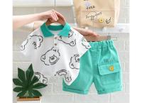 New Summer Baby Clothes Suit Children Boys Girls Cartoon Bear T Shirt Shorts 2Pcs/Set Toddler Casual Clothing Kids Tracksuits