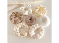 7Pcs/Set Women Hair Scrunchies Velvet Elastic Hair Band for Girls Ponytail Holder Rubber Bands Hairband Women Hair Accessories