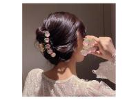 3 Piece Set of Cute Peach Hair Grips for Ladies and Girls Suitable for thick and fine hair Hair ornament hair clips
