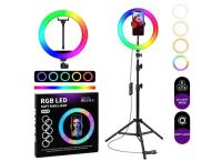 RGB Ring Light With Large Tripod for Camera and Mobile phone