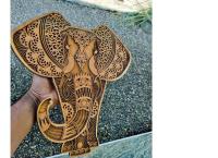 Wooden elephant 🐘