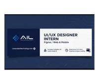 UI/UX Designer intern