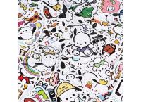60Pcs Sanrio Hello Kitty Kuromi Cinnamoroll Pochacco Stickers for Kids Girls DIY Laptop Phone Diary Cute Cartoon Sanrio Sticker