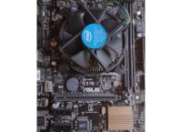 Asus h110m-c motherboard with intel i5 7400 processer and stock cooler