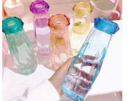 Glass water bottle