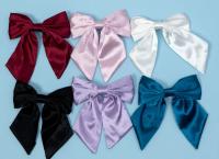 XL SATIN HAIR BOW